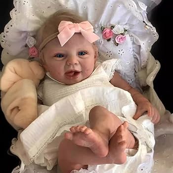 お着替え付き お口が開くリボーンドール フルシリコン 寝顔が可愛い赤毛の女の子 Amazon | Gileutay 12インチ フルシリコン リボーン ベビー